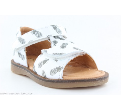 Sandales Babybotte Tropical Blanc Ananas Sandales Babybotte Pour Enfant