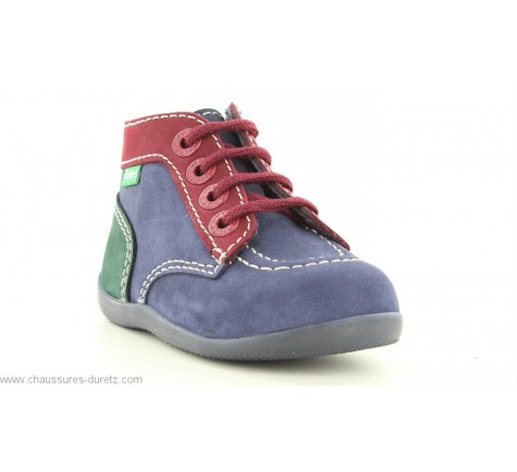 Kickers BONZIP UNISEX - Chaussures premiers pas - marine bleu/bleu marine 