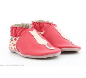 Chaussons fille Robeez SITY Fuschia