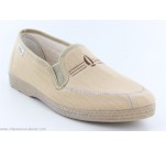 Pantoufles La Maison de l'Espadrille NOC 2627 Beige