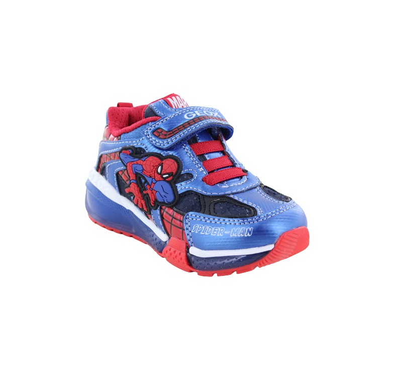 Baskets lumineuses Spiderman pour enfants, chaussures de sport respirantes  pour filles et garçons Semelle lumineuse à LED Baskets