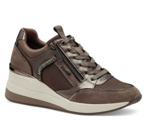 Baskets femme Tamaris VUZ 23703 Taupe