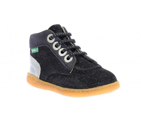 Kickers KICKICONIC Marine / Argent 