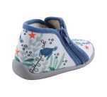 Pantoufles  Bellamy TITOU Baleine Bleu Marine