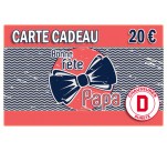 Carte Cadeau 20 € Fête des Pères Duretz 