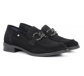 Mocassins femme  Dorking DASO D9117 Noir