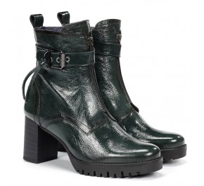 Boots femme Dorking DEFER D9163  Vert Bouteille