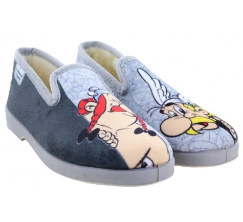 La Maison de l'Espadrille A51F-  ASTERIX Gris 