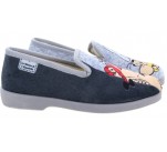 Pantoufles La Maison de l'Espadrille A51F-  ASTERIX Gris 