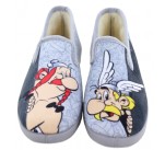 Pantoufles La Maison de l'Espadrille A51F-  ASTERIX Gris 