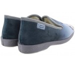 Pantoufles humoristiques 'Gendarmes de St Tropez' La Maison de l'Espadrille 7702- LOUIS Gris 