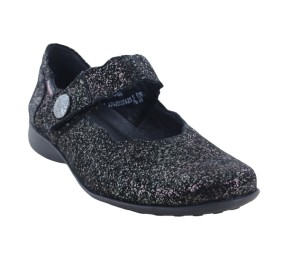 Ballerines femme Mephisto FLORA Noir Galaxy