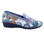 Pantoufles Femme La Maison de l'Espadrille BLE Bleu 6159-7