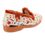 Pantoufles Femme La Maison de l'Espadrille AUTOMNE Brique 7637-7