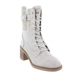 Bottines femme  Mustang HEGO 1441-507 Ivoire 