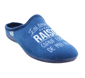 Mules homme La Maison de l'Espadrille 107 - MOUR Marine