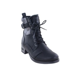 Bottines femme Mustang - AVRIL Rouge